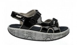 Women's MBT Kisumu 3S Black, Metallic Silver Snake Women's MBT Kisumu 3S Black, Metallic Silver Snake
