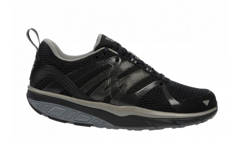 Women's MBT Leasha Trail Lace-up Black, Steel, Silver